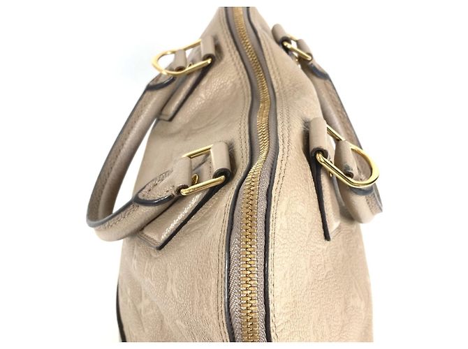 LOUIS VUITTON Borsa Tote Neo Alma PM in Monogram Empreinte Beige - vista 5