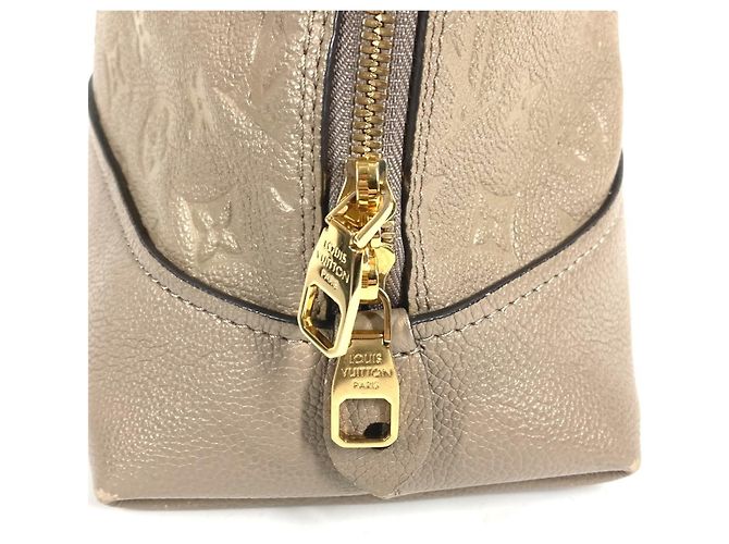 LOUIS VUITTON Borsa Tote Neo Alma PM in Monogram Empreinte Beige - vista 6