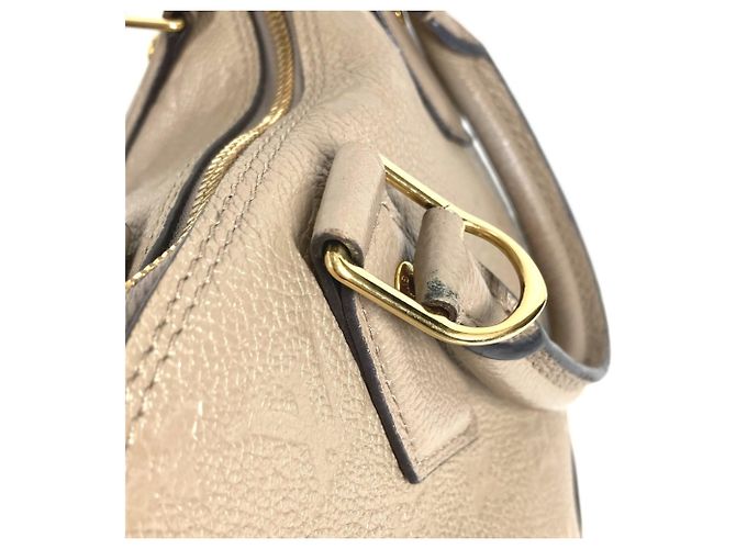 LOUIS VUITTON Borsa Tote Neo Alma PM in Monogram Empreinte Beige - vista 7