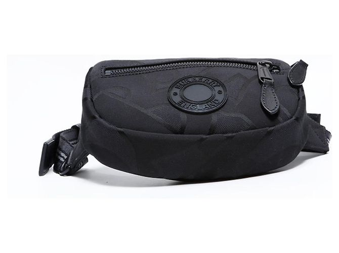 Borsa a Spalla Mini in Nylon Burberry Nero - vista 7