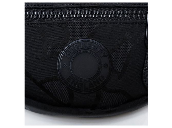 Borsa a Spalla Mini in Nylon Burberry Nero - vista 8