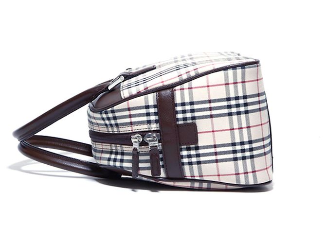 Borsa in tela Nova Check di Burberry Marrone Beige - vista 2