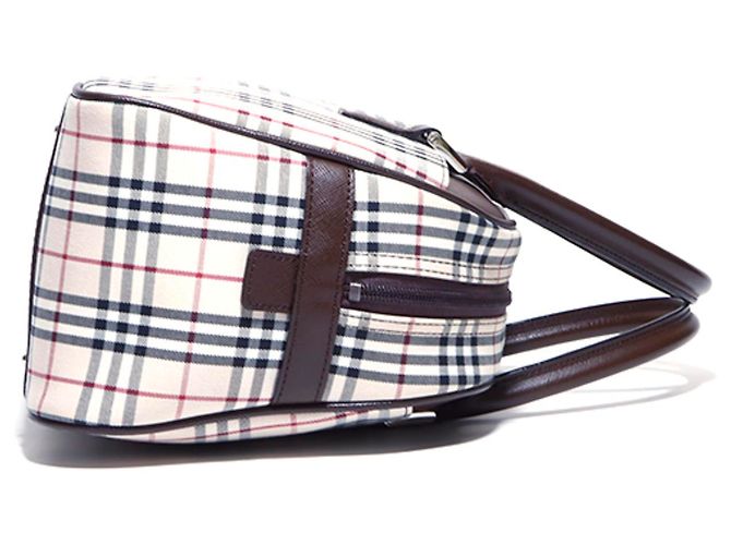 Borsa in tela Nova Check di Burberry Marrone Beige - vista 3