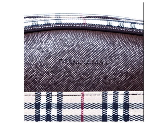 Borsa in tela Nova Check di Burberry Marrone Beige - vista 7