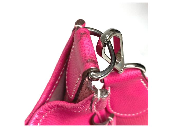 Bolsa de Ombro Pochette Evelyn 3 GM da Hermès Rosa - vista 12