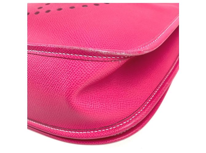 Bolsa de Ombro Pochette Evelyn 3 GM da Hermès Rosa - vista 6