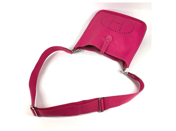 Bolsa de Ombro Pochette Evelyn 3 GM da Hermès Rosa - vista 8