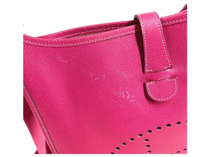 Bolsa de Ombro Pochette Evelyn 3 GM da Hermès Rosa - vista 9