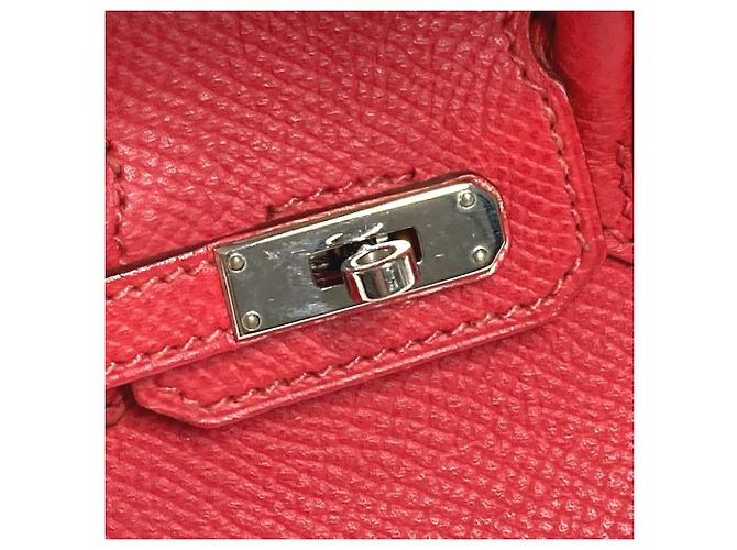 Bolso Birkin Tiny de Hermès Roja - vista 11