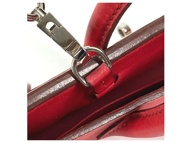 Bolso Birkin Tiny de Hermès Roja - vista 15
