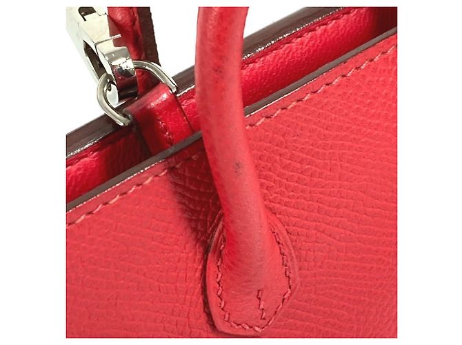 Bolso Birkin Tiny de Hermès Roja - vista 16
