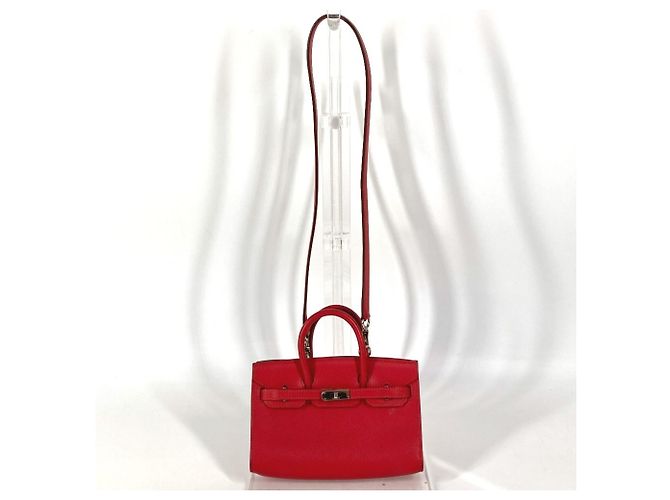 Bolso Birkin Tiny de Hermès Roja - vista 3