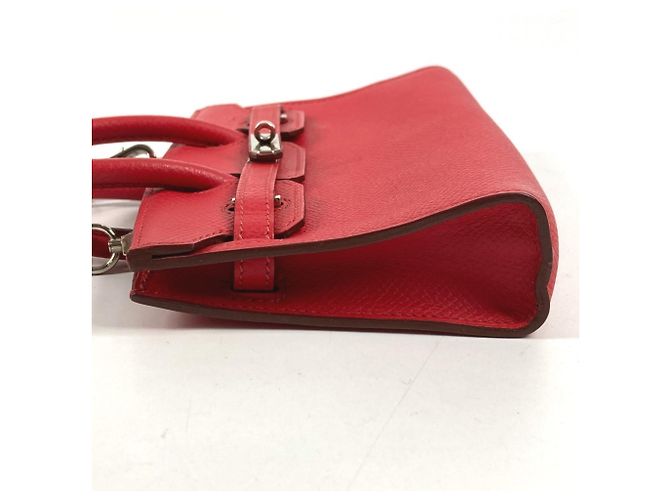 Bolso Birkin Tiny de Hermès Roja - vista 5
