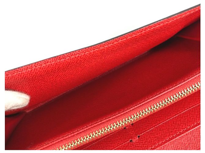 Lange Brieftasche Sarah Monogram Groom Louis Vuitton Braun Rot - Ansicht 12