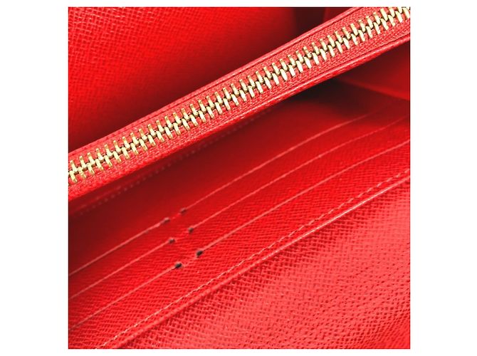 Lange Brieftasche Sarah Monogram Groom Louis Vuitton Braun Rot - Ansicht 13