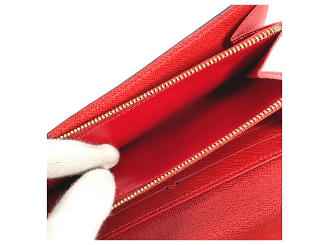 Lange Brieftasche Sarah Monogram Groom Louis Vuitton Braun Rot - Ansicht 9