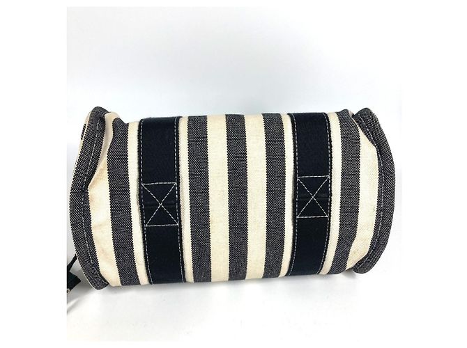Hermès Bolso Tote Border PM Cannes Hermes Negro Blanco - vista 6
