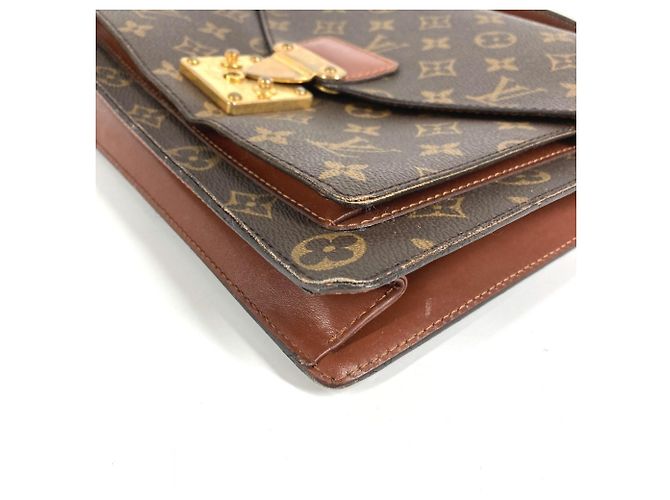 Borsa a tracolla Monceau 28 in Monogramma Louis Vuitton Marrone - vista 3