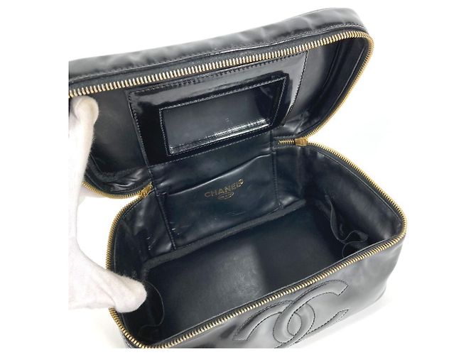 Vanity Borsa da trucco a specchio Chanel Nero - vista 12