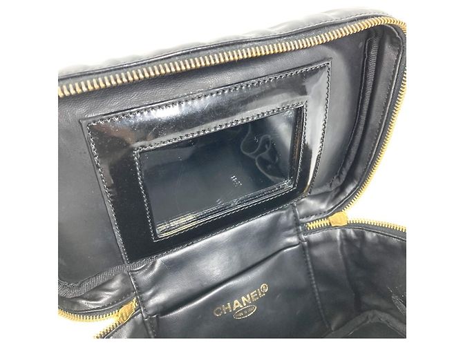 Vanity Borsa da trucco a specchio Chanel Nero - vista 13