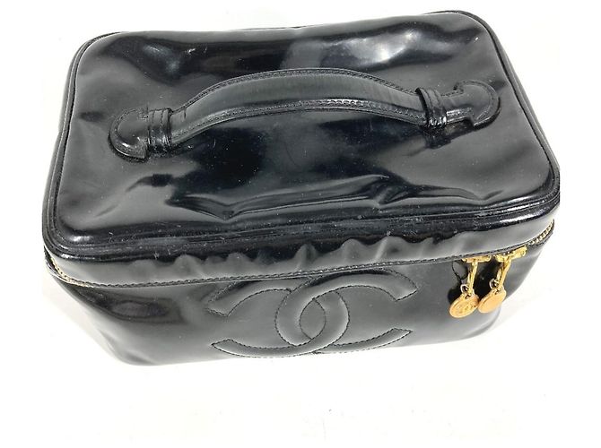 Vanity Borsa da trucco a specchio Chanel Nero - vista 2
