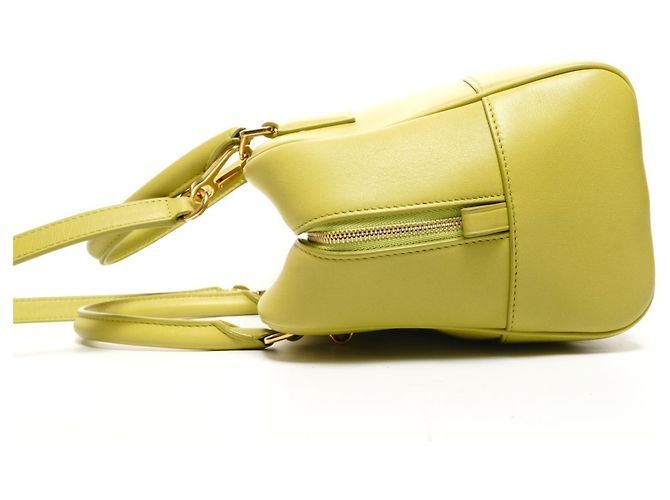 Borsa in pelle verde Loewe Amazona - vista 3