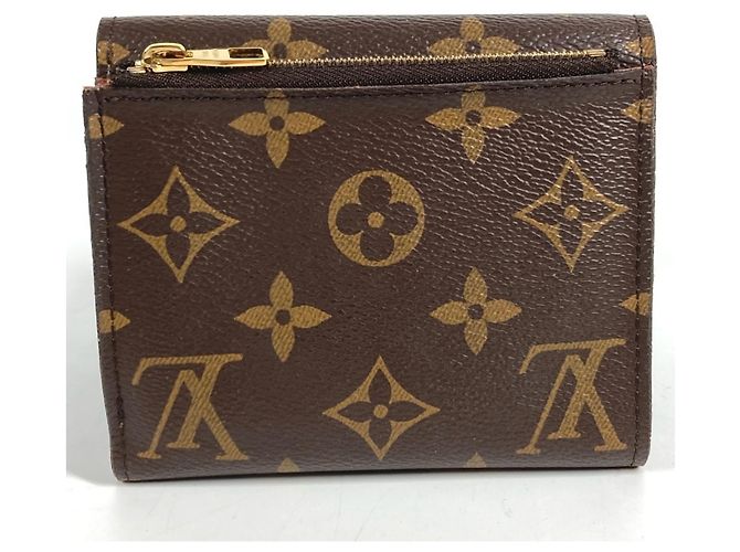 Cartera Compacta Anais Monograma Louis Vuitton Castaño - vista 2