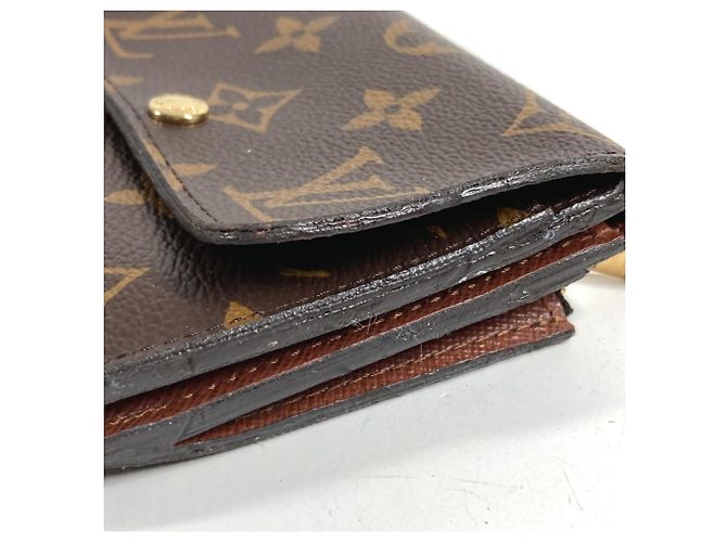 Cartera Compacta Anais Monograma Louis Vuitton Castaño - vista 5