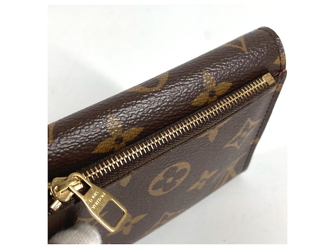 Cartera Compacta Anais Monograma Louis Vuitton Castaño - vista 6