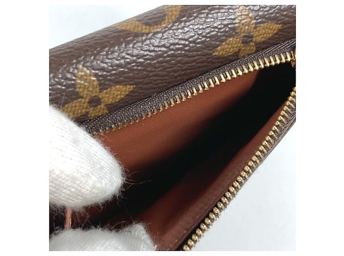 Cartera Compacta Anais Monograma Louis Vuitton Castaño - vista 7