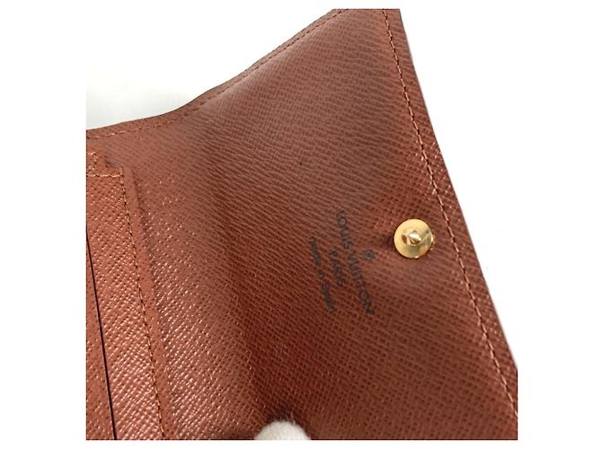 Cartera Compacta Anais Monograma Louis Vuitton Castaño - vista 9