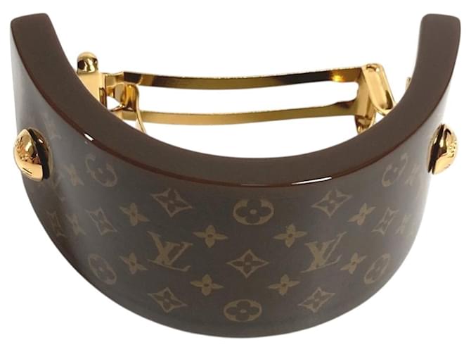 Fascia per capelli Monogram Louis Vuitton Marrone - vista 3