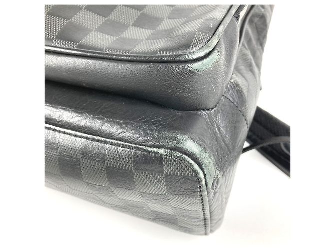 Louis Vuitton Damier Infini Canvas Rucksack Schwarz - Ansicht 13