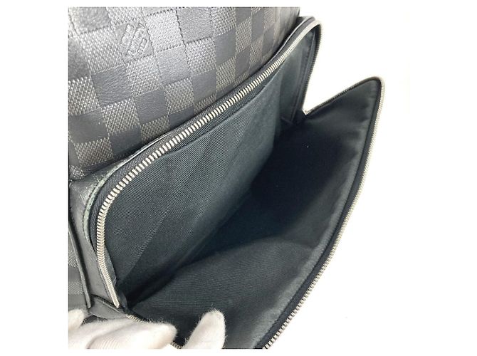 Louis Vuitton Damier Infini Canvas Rucksack Schwarz - Ansicht 14