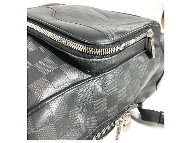 Louis Vuitton Damier Infini Canvas Rucksack Schwarz - Ansicht 6