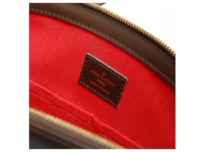 Borsa a Spalla Louis Vuitton Verona N41118 in Damier Ebène Marrone - vista 10
