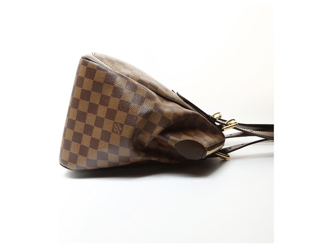 Borsa a Spalla Louis Vuitton Verona N41118 in Damier Ebène Marrone - vista 4