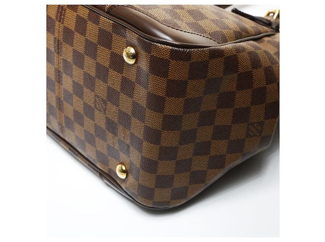 Borsa a Spalla Louis Vuitton Verona N41118 in Damier Ebène Marrone - vista 6