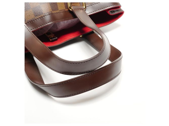 Borsa Tote Hampstead PM Damier Louis Vuitton Marrone - vista 11