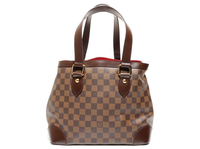 Borsa Tote Hampstead PM Damier Louis Vuitton Marrone - vista 2