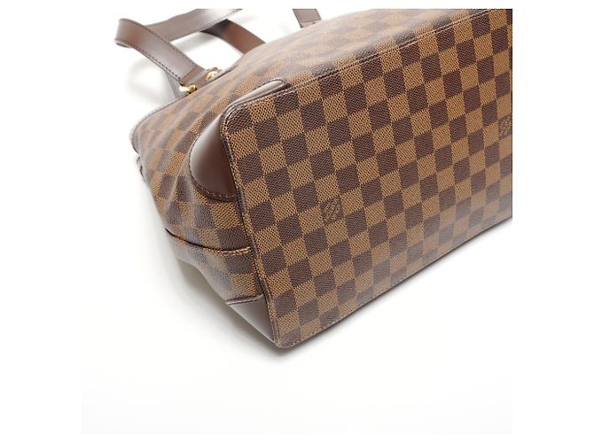 Borsa Tote Hampstead PM Damier Louis Vuitton Marrone - vista 5