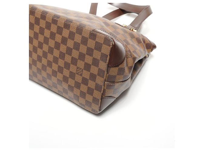 Borsa Tote Hampstead PM Damier Louis Vuitton Marrone - vista 6