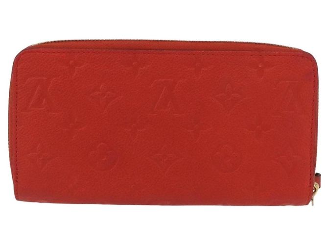 Portafoglio zippy Monogramma Empreinte Louis Vuitton Arancione - vista 2