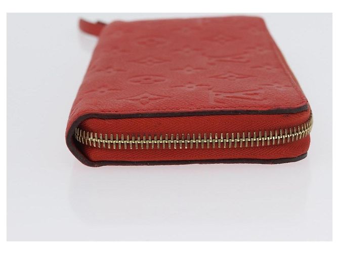 Portafoglio zippy Monogramma Empreinte Louis Vuitton Arancione - vista 3