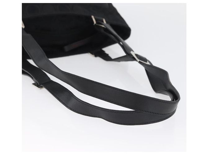 Gancini Tote aus Canvas Medium von Salvatore Ferragamo Schwarz - Ansicht 7
