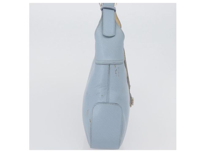 Salvatore Ferragamo Gancini Leather Blu - vista 4