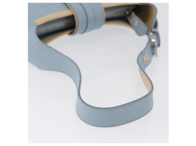Salvatore Ferragamo Gancini Leather Blu - vista 7