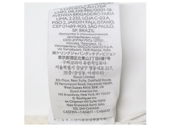 Sciarpa in lana e cashmere Double G Gucci Crudo - vista 9