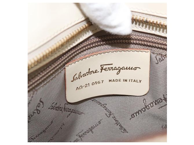 Bolsa de couro média Double Gancini com fivela lateral Salvatore Ferragamo - vista 6