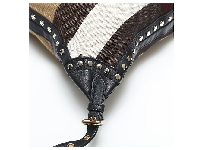 Burberry Nova Check Canvas Rucksack Beige - Ansicht 6